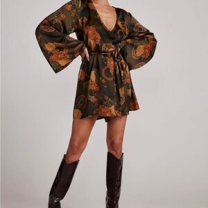 12th Tribe gold standard kimono wrap dress sz XL BRAND NEW with tags NWT